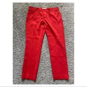 Gap Slim Cropped Red Pants